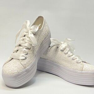 Keds Triple up Sequins Celebrations Lace up Platform Sneaker